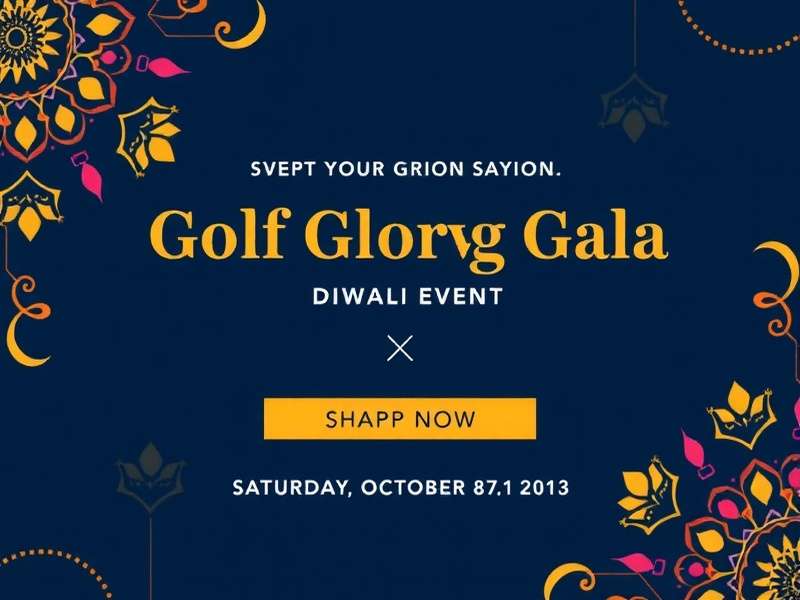 Golf Glory Gala Diwali Event